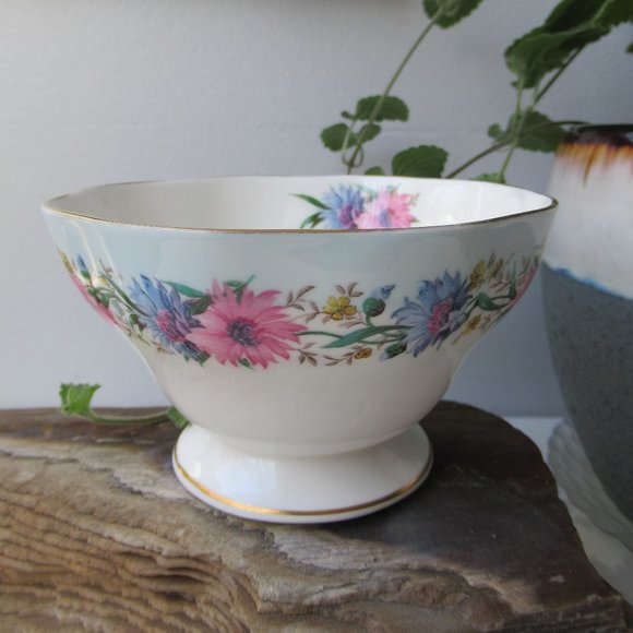 Porcelain Sugar Bowl "Cornflower" by EB Foley, England 1948-1963 - Picture 1 of 10